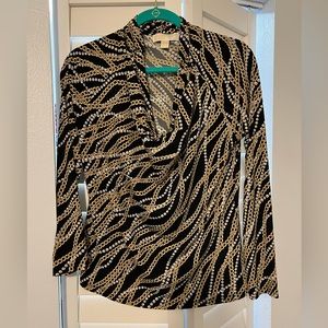 Michael Kors Size Small Patterned Long Sleeve